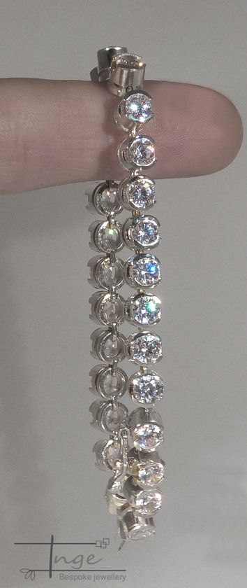 Tennis Bracelet – Sterling Silver Bangles & Bracelets Tennis Bracelet - Sterling Silver