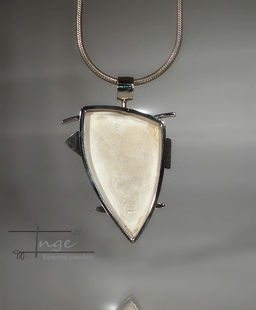 Abstract Large Face Pendant