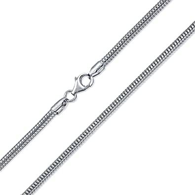 Snake Chain – Sterling Silver Chains Snake Chain - Sterling Silver