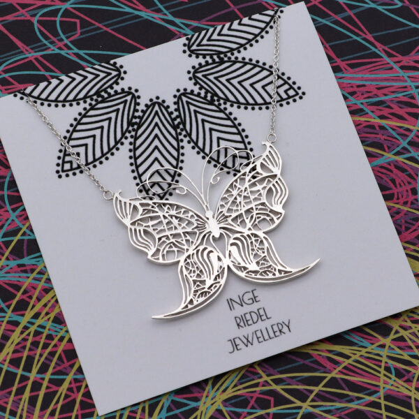 Soulful Wings - Sterling Silver Butterfly