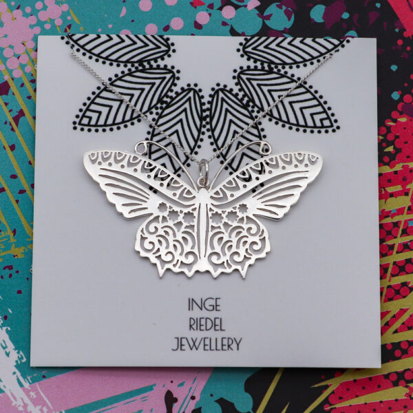 Tempest of Wings - Statement Butterfly Necklace