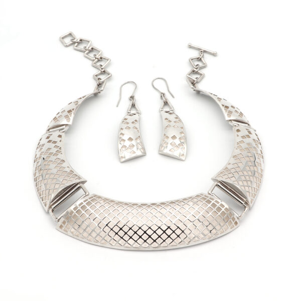 Cleopatra’s Reign Necklaces Cleopatra's Reign - Sterling Silver Statement Necklace