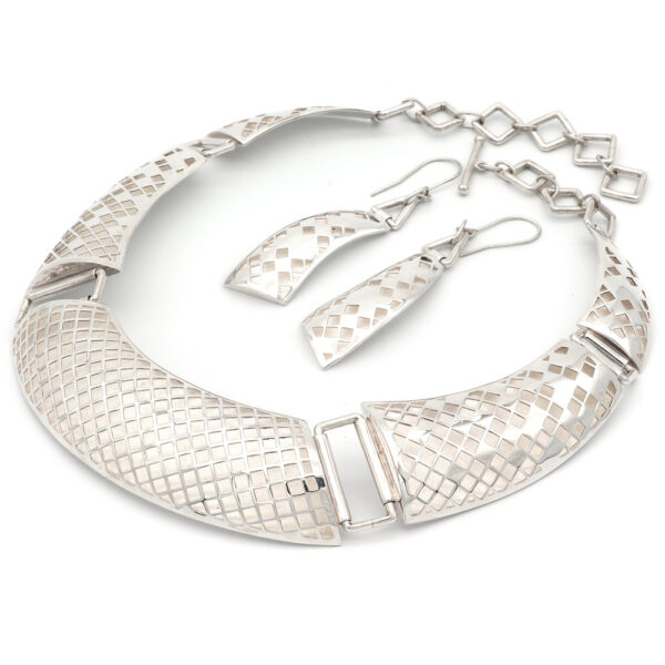 Cleopatra’s Reign Necklaces Cleopatra's Reign - Sterling Silver Statement Necklace