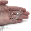 Humming bird and Hybiscus Flower Necklace