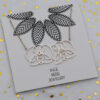 Twin Orchids - Sterling Silver Necklace