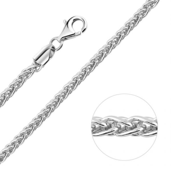 Wheat Chain – Sterling Silver Chains Wheat Chain - Sterling Silver