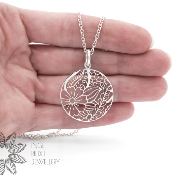 Little Garden Mini - Sterling Silver Pendant