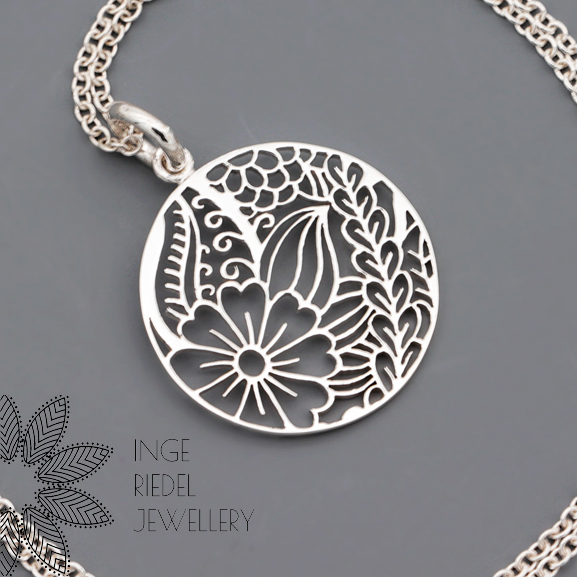 Little Garden Mini - Sterling Silver Pendant