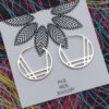 Lines in Hoop – Sterling Silver Earrings Earrings Lines in Hoop - Sterling Silver Earrings