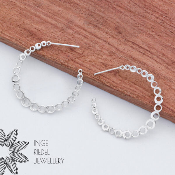 Sterling Silver Circle Hoops – Sterling Silver Earrings Earrings Circle Hoops - Sterling Silver Earrings