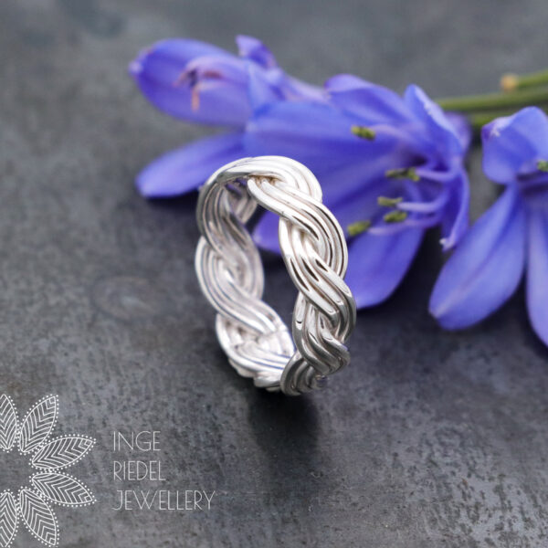 Sterling Silver Woven Ring Rings Sterling Silver Woven Ring