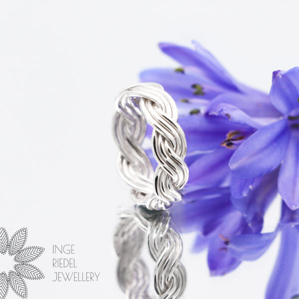 Sterling Silver Woven Ring Rings Sterling Silver Woven Ring
