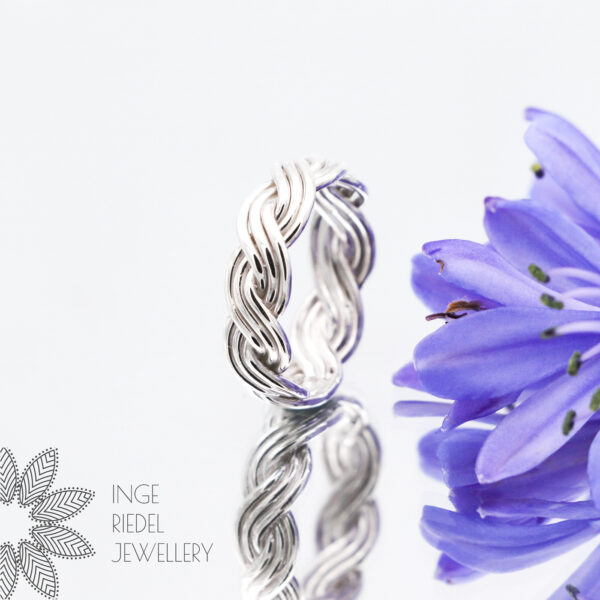 Sterling Silver Woven Ring Rings Sterling Silver Woven Ring