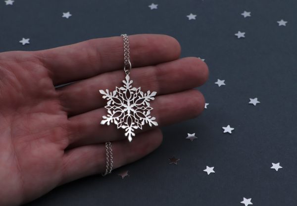 Sterling Silver Icy Snowflake