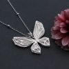 Sterling Silver Layered Butterfly Pendant