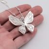 Sterling Silver Layered Butterfly Pendant