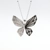 Sterling Silver Layered Butterfly Pendant