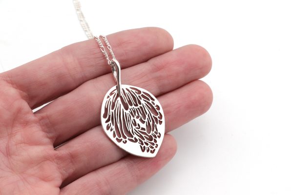 Sterling Silver Small Leaf Pendant Necklaces and Pendants Sterling Silver Small Leaf Pendant