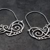 Sterling Silver Birdie Hoops