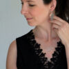 Sterling Silver Spiderweb Necklace Necklaces Sterling Silver Spiderweb Necklace
