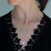 Sterling Silver Spiderweb Necklace Necklaces Sterling Silver Spiderweb Necklace