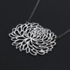 Sterling Silver Chrysanthemum Necklace