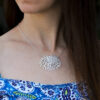 Sterling Silver Chrysanthemum Necklace
