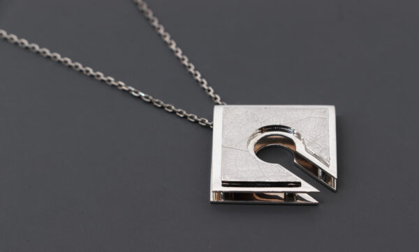 Sterling Silver Skeleton Leaf Pendant