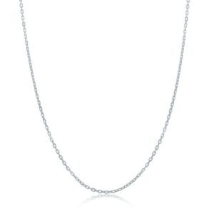Sterling Silver Diamond Cut Anchor Chain Chains Sterling Silver Diamond Cut Anchor Chain
