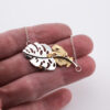 Sterling Silver Leaf & Leap Necklace