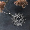 Sterling Silver Mandala Necklaces and Pendants