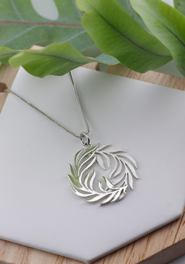 Sterling Silver Fern Leaf Pendant