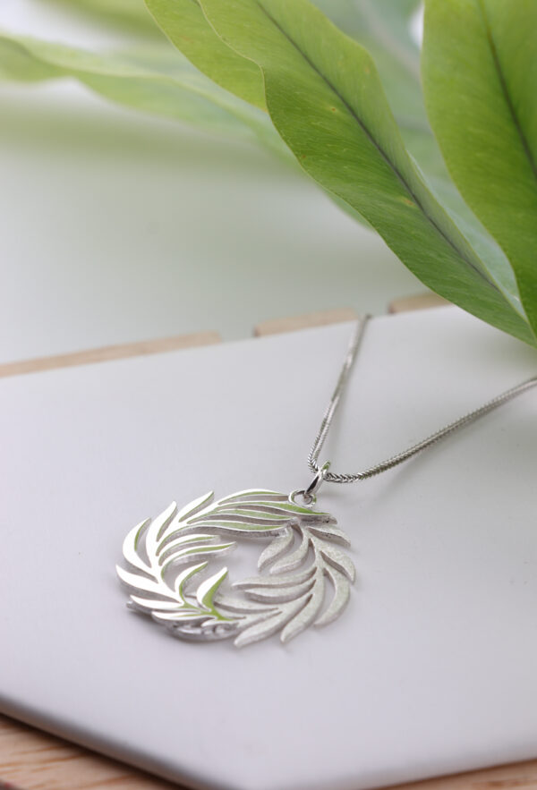 Sterling Silver Fern Leaf Pendant