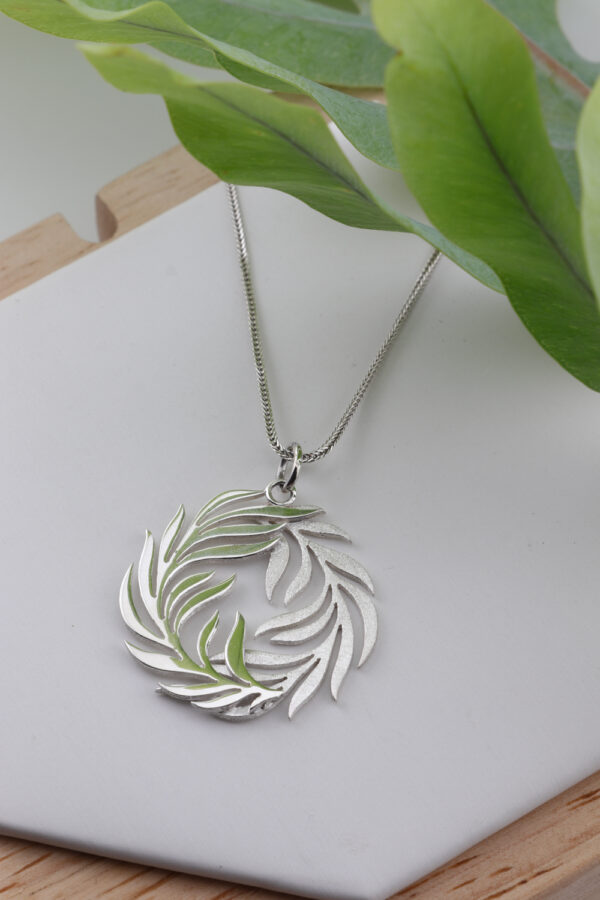 Sterling Silver Fern Leaf Pendant