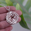 Sterling Silver Fern Leaf Pendant