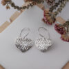 Sterling Silver Puffy Heart Earrings