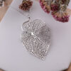 Sterling Silver Skeleton Leaf Pendant Necklaces Sterling Silver Skeleton Leaf Pendant