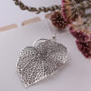 Sterling Silver Skeleton Leaf Pendant Necklaces Sterling Silver Skeleton Leaf Pendant
