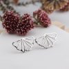 Ginkgo Leaf Stud Earrings