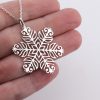 Sterling Silver Snowflake Pendant