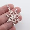 Sterling Silver Snowflake Pendant
