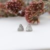 Triangle Lab Diamond Earrings