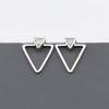 Triangle Lab Diamond Earrings