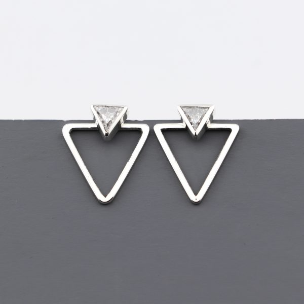 Triangle Lab Diamond Earrings