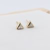 Triangle Lab Diamond Earrings