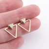 Triangle Lab Diamond Earrings