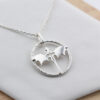 Fourth Wing Dragon Pendant – Handmade, Sterling Silver